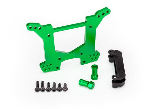 Aluminum Shock tower Front For Rustler 4x4 (green)