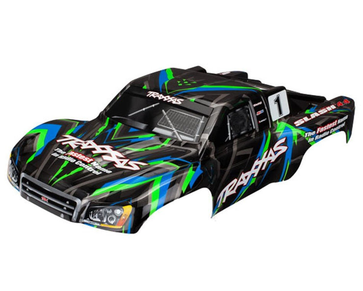 Traxxas Body, Slash 4X4, Green