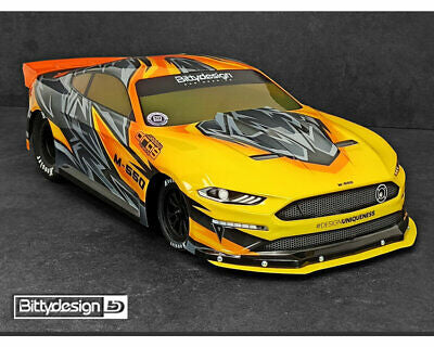 Bitty Design M-550 1/10 No Prep Drag Racing “street” clear body