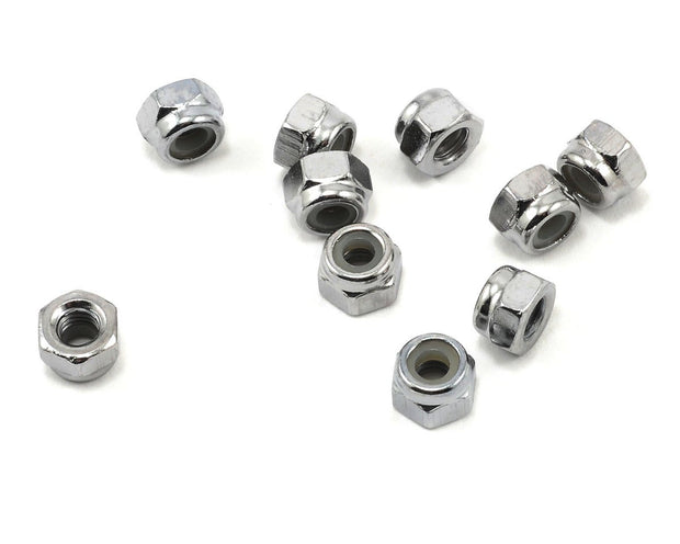 Nuts, 2.5mm nylon locking (12)