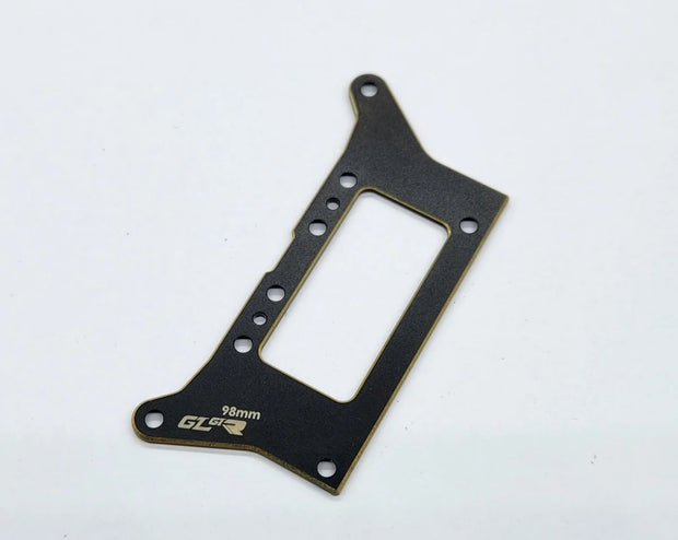 GL GTR Motor mount brass plate (Rear 98mm)