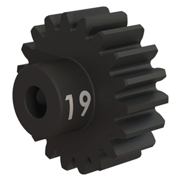 Gear, 19-T pinion (32-p), heavy duty (machined. Hardened steel)/ set screw