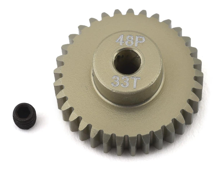 Protek  Lightweight Hard Anodized Aluminum Pinion Gear 33T-48P (3.17mm Bore)