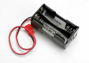 Battery holder, 4-cell (no on/off switch) (for Jato and others that use a male Futaba style connector)